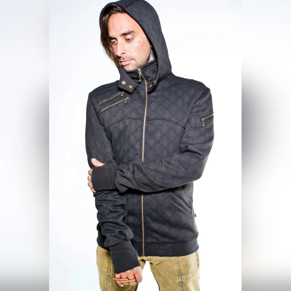 NWT Buddhaful Men's Hive Hoodie - Picture 1 of 16